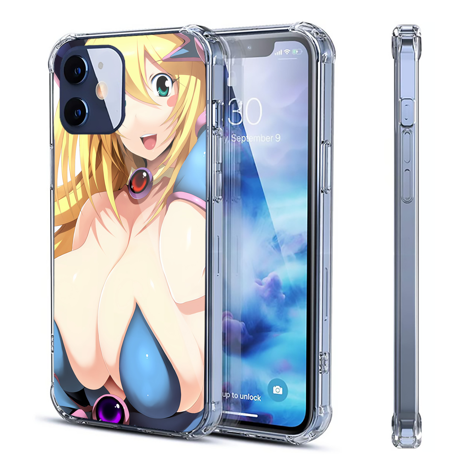 （画像用） 遊☆戯☆王 Yu-Gi-Oh! 【iPhone 12シリーズ対応】透明スマホケース（クリアソフトケース）